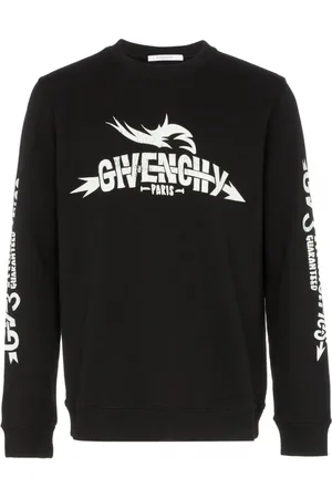 Givenchy Bluzy, Mężczyzna, Czarny, L, Bawełna, Bluza z logo