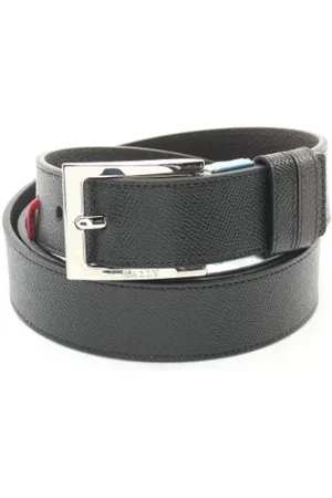 Bally Pre-owned, Mężczyzna, Czarny, ONE SIZE, Skóra, Pre-owned Leather belts
