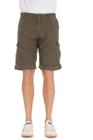 HERNO Szorty, Mężczyzna, Zielony, M, Spodenki Casual