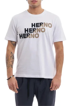 HERNO Koszulki, Mężczyzna, Biały, M, Koszulka T-Shirt