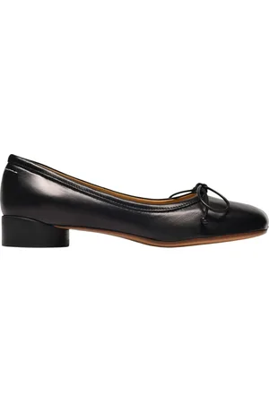 Maison Margiela Buty, Kobieta, Czarny, 39 EU, Skóra, 6 Anatomiczne Baleriny