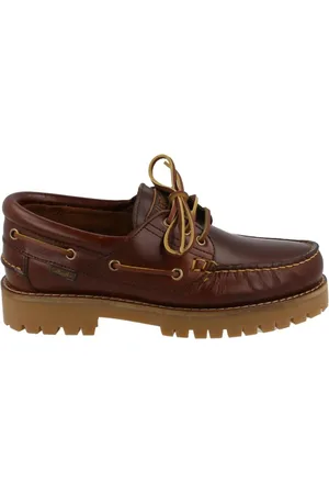 CallagHan Buty, unisex, brązowy, 41 EU, Skóra, Buty żeglarskie