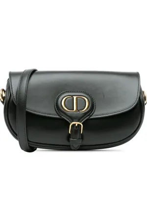 Dior Pre-owned, Kobieta, Czarny, ONE SIZE, Skóra, Pre-owned skórzane torby na ramię