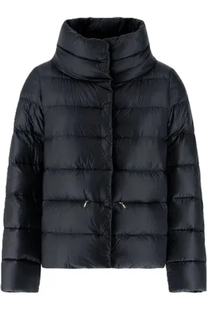 HERNO Kurtki, Kobieta, Niebieski, S, Nylon, Ultralekka Kurtka Nylonowa
