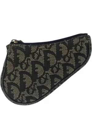 Dior Pre-owned, Kobieta, Niebieski, ONE SIZE, Pre-owned portfele płócienne
