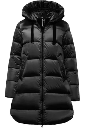 Bomboogie Płaszcze, Kobieta, Czarny, XL, Zimowa Puffer Jacket