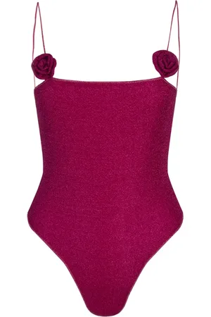 Oseree Stroje kąpielowe, Kobieta, Różowy, M, Różowy Metaliczny Bikini Kostium Kąpielowy
