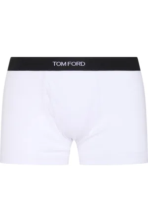 Tom Ford Bielizna, Mężczyzna, Biały, S, Bawełna, Bokserki z mieszanki bawełny