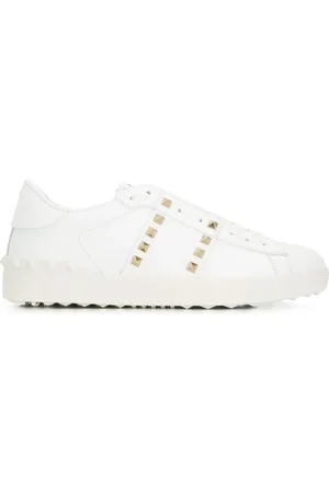 VALENTINO GARAVANI Buty, Mężczyzna, Biały, 41 EU, Skóra, Rockstud Untitled Sneakers