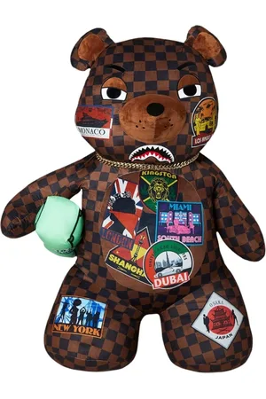 Sprayground Torebki, unisex, Czarny, ONE SIZE, Poliester, Największy Plecak-Miś