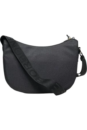Borbonese Torebki, Kobieta, Czarny, ONE SIZE, Skóra, Luna Bag Small