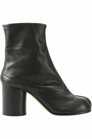 Maison Margiela Buty, Kobieta, Czarny, 36 EU, Skóra, Botki Tabi