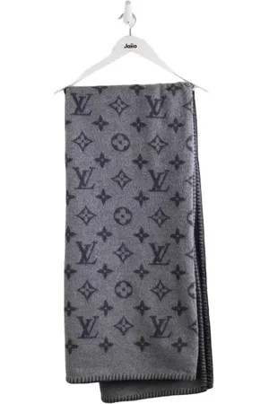 LOUIS VUITTON Pre-owned, Kobieta, Szary, ONE SIZE, Pre-owned Fabric scarves