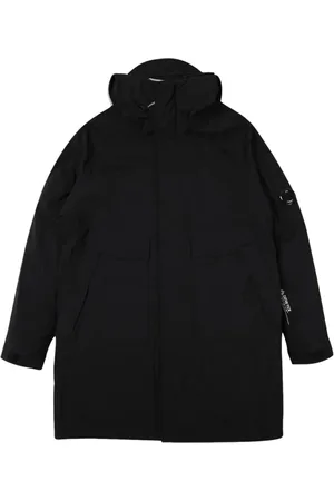 C.P. Company Płaszcze, Mężczyzna, Czarny, M, Kurtka parka Gore-Tex Infinium