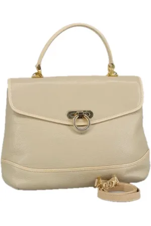Bally Pre-owned, Kobieta, Beżowy, ONE SIZE, Skóra, Pre-owned Skórzane torebki