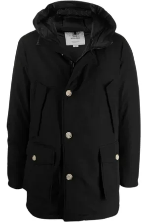 Woolrich Kurtki, Mężczyzna, Czarny, 2XL, Bawełna, Ramar Arctic Parka z ochronnym kapturem