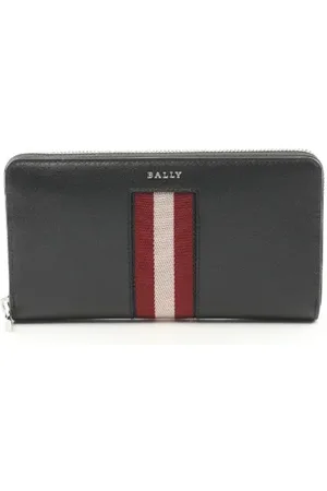 Bally Pre-owned, Mężczyzna, Czarny, ONE SIZE, Skóra, Pre-owned skórzane portfele