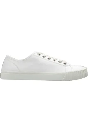 Maison Margiela Buty, Mężczyzna, Biały, 41 EU, Bawełna, Sneakersy Tabi
