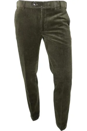 Meyer Spodnie, Mężczyzna, Zielony, W42 L32, Bawełna, Velvet Trousers Roma