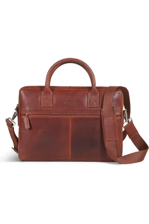 Howard London Torebki, Mężczyzna, brązowy, ONE SIZE, Skóra, Torba na laptopa