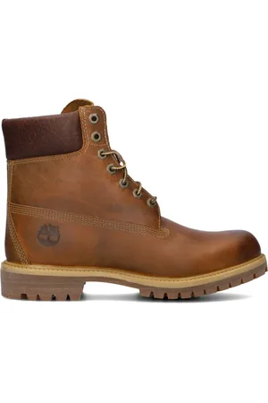 Timberland Buty, Mężczyzna, brązowy, 41 EU, Skóra, Premium Brązowe Buty z Sznurowadłami
