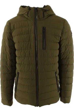 Moose Knuckles Kurtki, Mężczyzna, Zielony, M, Nylon, Kurtka puchowa M32Mj 104