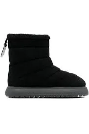 Moncler Buty, Kobieta, Czarny, 39 EU, Skóra, Zimowe Botki Hermosa