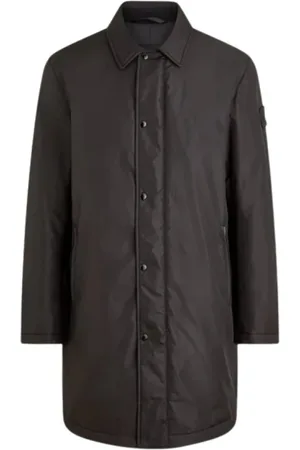 Belstaff Płaszcze, Mężczyzna, Czarny, S, Płaszcz Drill