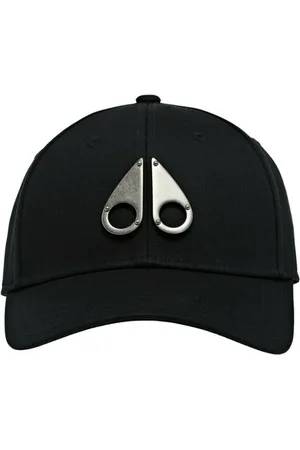 Moose Knuckles Akcesoria, Mężczyzna, Czarny, ONE SIZE, Bawełna, Icon Cap