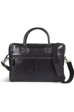 Howard London Torebki, Mężczyzna, Czarny, ONE SIZE, Skóra, Torba na laptopa Evan
