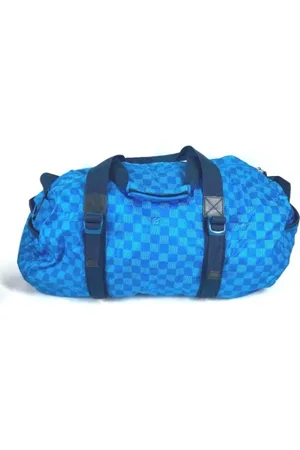 LOUIS VUITTON Pre-owned, unisex, Niebieski, ONE SIZE, Pre-owned Fabric travel-bags