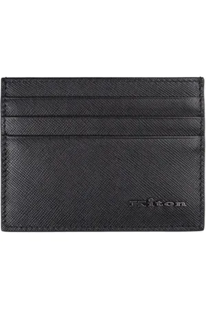Kiton Akcesoria, Mężczyzna, Czarny, ONE SIZE, Skóra, Czarna skórzana torba na ramię