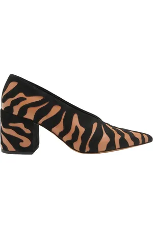 ULLA JOHNSON Buty, Kobieta, brązowy, 38 EU, Buty w zwierzęcy wzór Polline Pump