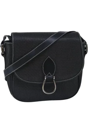 Bally Pre-owned, Kobieta, Czarny, ONE SIZE, Skóra, Pre-owned skórzane torby na ramię
