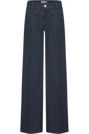 Cambio Jeansy, Kobieta, Niebieski, 3XL, Denim, Szerokie Dżinsy, Granatowy Denim