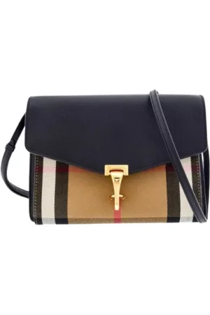 Burberry Torebki, Kobieta, Czarny, ONE SIZE, Bawełna, Torebka na ramię Macken Small
