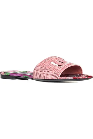 Dolce & Gabbana Buty, Kobieta, Różowy, 36 EU, Stylowe klapki na co dzień