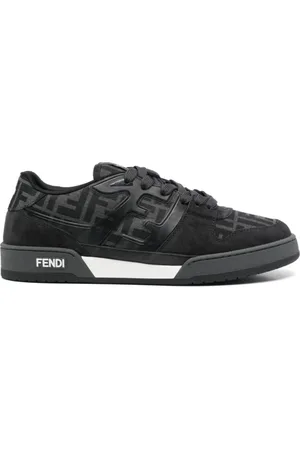 Fendi Buty, Mężczyzna, Czarny, 40 EU, Płaskie buty wiązane