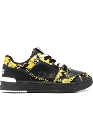 VERSACE Buty, Mężczyzna, Wielobarwność, 40 EU, Sneakersy z nadrukiem w stylu barokowym
