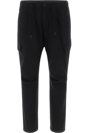 HERNO Spodnie, Mężczyzna, Czarny, M, Poliester, Spodnie Slim Fit