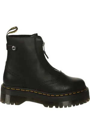 Dr. Martens Buty, Kobieta, Czarny, 39 EU, Skóra, Botki Jetta na platformie z zamkiem