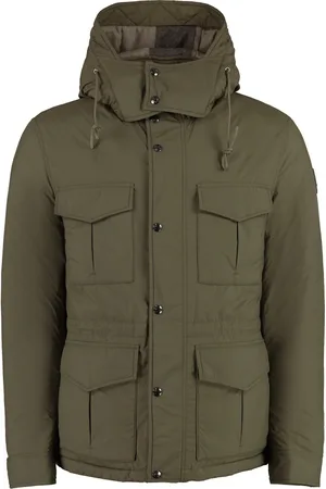 Woolrich Kurtki, Mężczyzna, Zielony, S, Poliester, Aleutian Pikowana Kurtka