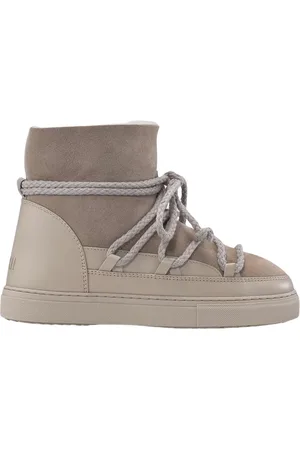 INUIKII Buty, Kobieta, Szary, 37 EU, Skóra, Klasyczne Sneakersy