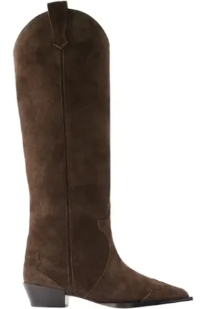 Aeyde Buty, Kobieta, brązowy, 37 EU, Skóra, Buty kowbojskie