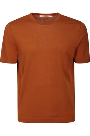 hindustrie Koszulki, Mężczyzna, Pomarańczowy, 2XL, Pomarańczowy atrament Lekka koszulka