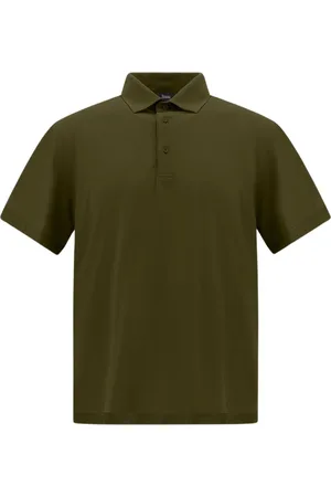 HERNO Koszulki, Mężczyzna, Zielony, L, Bawełna, Koszulka Polo