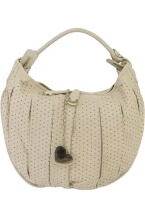 Bally Pre-owned, Kobieta, Beżowy, ONE SIZE, Skóra, Pre-owned skórzane torby na ramię