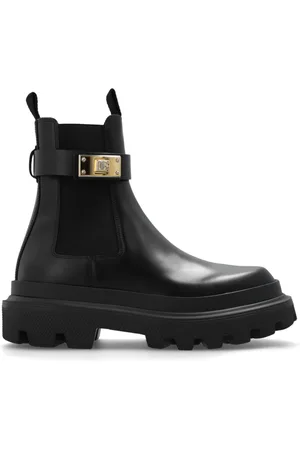 Dolce & Gabbana Buty, Kobieta, Czarny, 39 EU, Skóra, Czarne botki