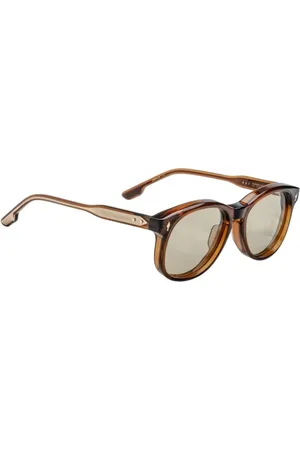 JACQUES MARIE MAGE Akcesoria, unisex, brązowy, ONE SIZE, Okulary przeciwsłoneczne Vintage Teak Limited Edition