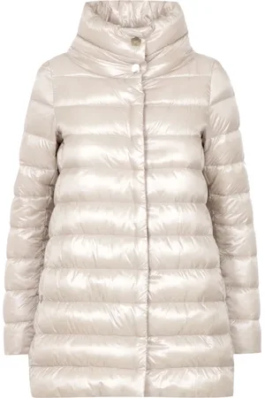 HERNO Kurtki, Kobieta, Beżowy, 2XL, Bawełna, Kurtka puchowa Amelia